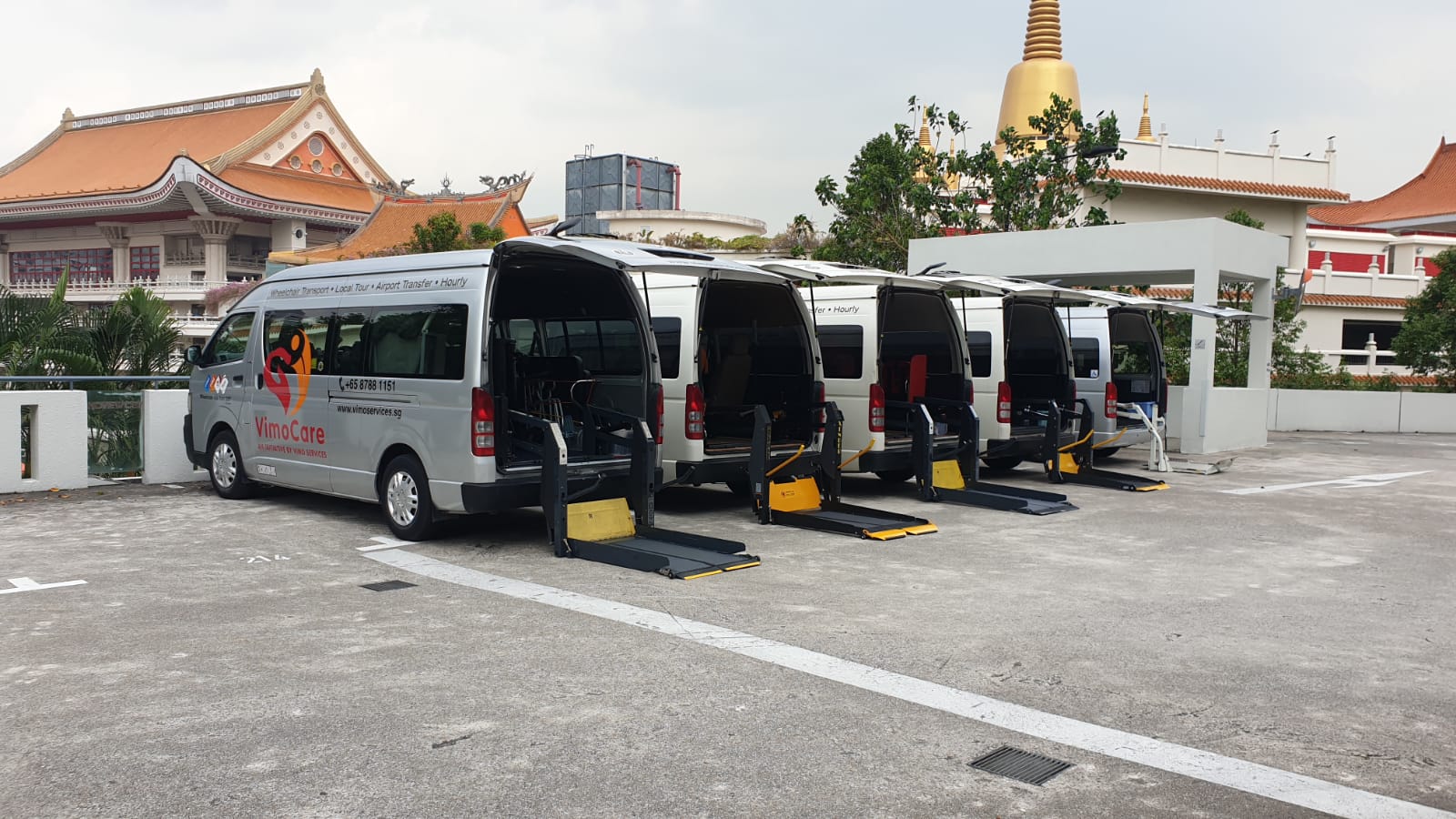 vimo servces fleet of wheelchair accessible vehicles